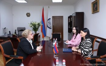 Անահիտ Մանասյանն ու Ալեքսանդրա Քոուլին քննարկել են մարդու իրավունքների պաշտպանությանն առնչվող և փոխադարձ հետաքրքրություն ներկայացնող մի շարք հարցեր