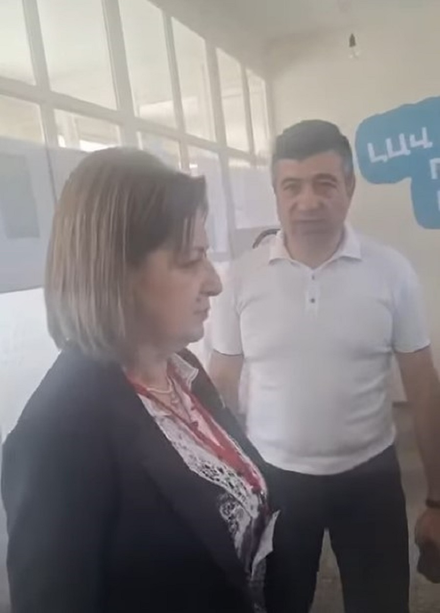 ՔՊ-ական թեկնածու Սարիկ Մինասյանը, չլինելով տվյալ տեղամասի ըն