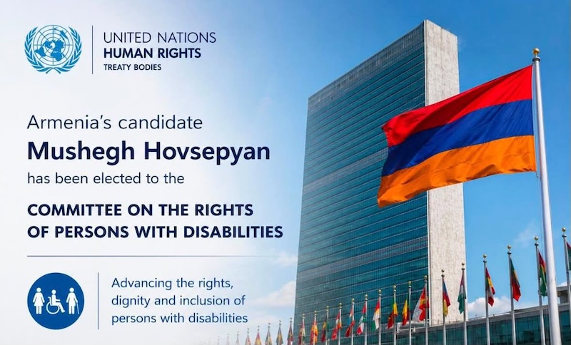 Մուշեղ Հովսեփյանն ընտրվել է ՄԱԿ Հաշմանդամություն ո