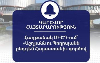 Հաղթանակ ՄԻԵԴ-ում՝ «Էլեկտրիկ Երևան» խաղաղ բողոքի ակցիայի ընթացքում ոստիկանության կողմից բերման ենթարկված երկու քաղաքացիների գործերով