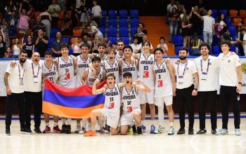 Բասկետբոլի Հայաստանի Մ16 հավաքականը՝ ոսկե մեդալակիր