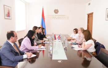 Քննարկվել են արդարադատության ոլորտում Հայաստանի և Միացյալ Թագավորության միջև համագործակցության զարգացմանն ու ընդլայնմանն ուղղված հնարավորությունները