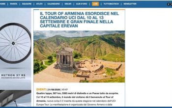 Աշխարհի տարբեր երկրների լրատվամիջոցներ անդրադառնում են Հայաստանում կայանալիք միջազգային պրոֆեսիոնալ հեծանվավազքին