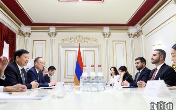 Քննարկվել են Հայաստանի և Չինաստանի միջև երկկողմ կապերի զարգացմանն առնչվող հարցեր