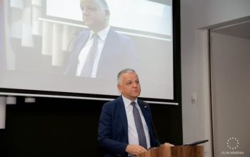 ԵՄ դեսպան Վասիլիս Մարագոսն այսօր ելույթ է ունեցել Երևանում կայացած հայ-թուրքական գործարար համաժողովի բացմանը եւ շնորհավորել մասնակիցներին