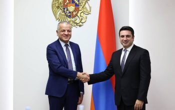 Ալեն Սիմոնյանը և դեսպան Մարագոսը քննարկել են ՀՀ-ԵՄ հարաբերությունների օրակարգին առնչվող հարցեր