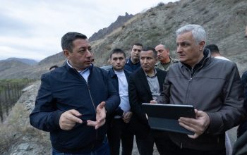 Մհեր Գրիգորյանն ու Դավիթ Խուդաթյանն այցելել են Սյունիք՝ TRIPP-ի ենթակառուցվածքների նախագծման աշխատանքների մեկնարկի հետ կապված մի շարք հարցեր տեղում քննարկելու նպատակով